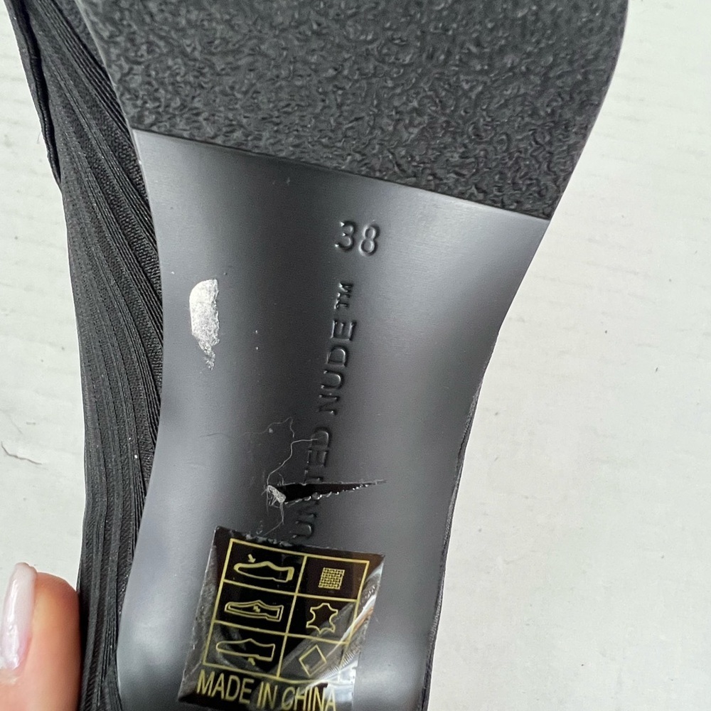 United Nude Fold Hi Ankle Boots - Size EU 38/ US 7.5 - Picture 13 of 15
